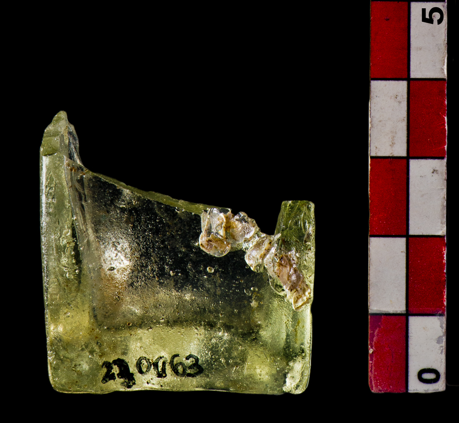 bottiglia/ mercuriale, Isings 84 di MACN (officina) - ambito romano, medio imperiale (metà/ fine I-III)