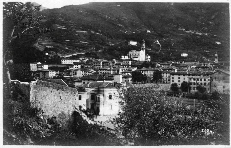 Val Lagarina - Ala - Abitazioni - 1918 (positivo) di Marzocchi, Luigi (primo quarto XX)