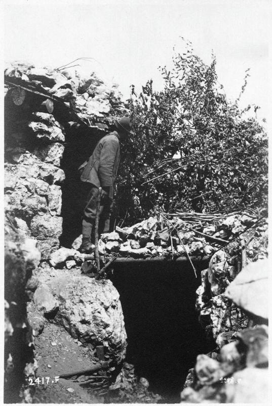 Val Lagarina - Dosso Alto - Soldati - 1918 (positivo) di Marzocchi, Luigi (primo quarto XX)