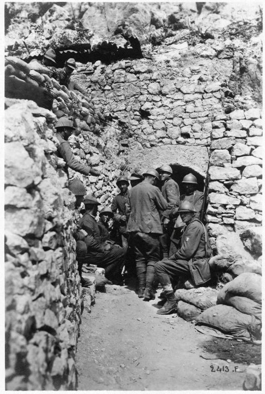 Val Lagarina - Dosso Alto - Arditi - 1918 (positivo) di Marzocchi, Luigi (primo quarto XX)