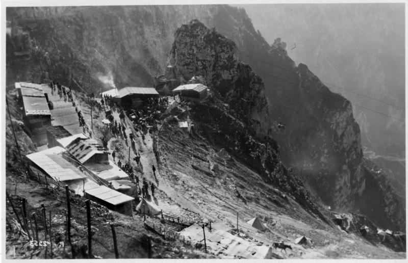 Monte Grappa - Boccaor - Teleferiche - 1918 (positivo) di Marzocchi, Luigi (primo quarto XX)
