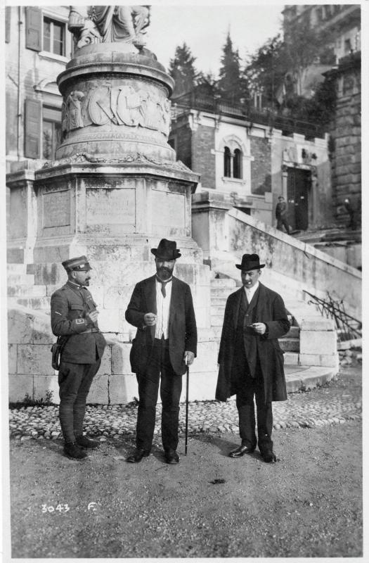 Udine - Maurizio Rava -Autorità Civili - 1918 (positivo) di Marzocchi, Luigi (primo quarto XX)