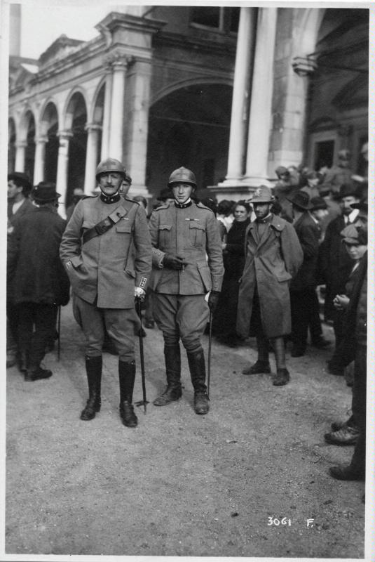 Udine - Comandanti - Tenenti - Pattuglie - 1918 (positivo) di Marzocchi, Luigi (primo quarto XX)