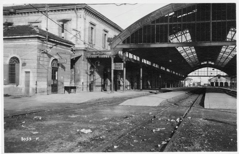 Udine - Stazioni - Treni - 1918 (positivo) di Marzocchi, Luigi (primo quarto XX)
