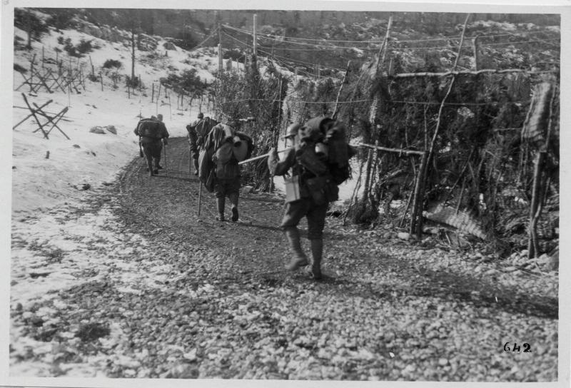 Monte Corbin - rincalzi - passaggi - 1918 (positivo) di Marzocchi, Luigi (primo quarto XX)