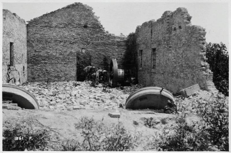Veneto - Passarella - rovine - macerie - mulini - 1918 (positivo) di Marzocchi, Luigi (primo quarto XX)