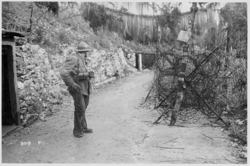 Monte Giovo - mascheramenti - sbarramenti - 1918 (positivo) di Marzocchi, Luigi (primo quarto XX)