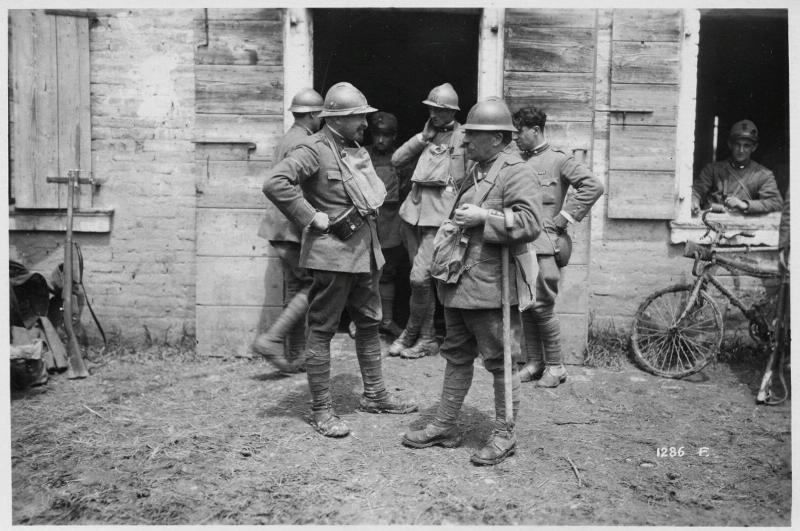 Fossalta di Piave - Rava, Maurizio - colloqui - comandanti - 1918 (positivo) di Marzocchi, Luigi (primo quarto XX)