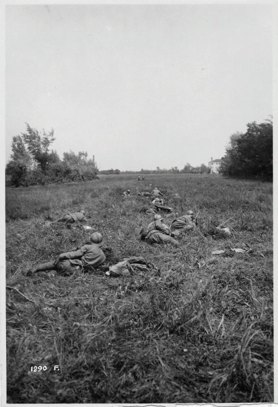 Fossalta di Piave - pattuglie - 1918 (positivo) di Marzocchi, Luigi (primo quarto XX)