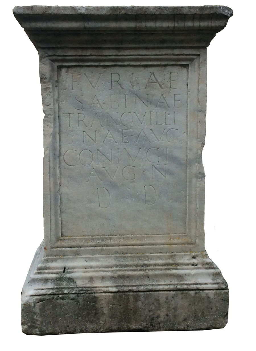 base di Tranquillina e Probo (cippo, monumento) - Lugagnano Val D'Arda (PC)  (III d.C)