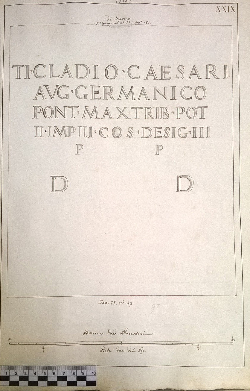 base di Claudio (base, monumento) - Lugagnano Val D'Arda (PC)  (prima metà I sec. d.C)
