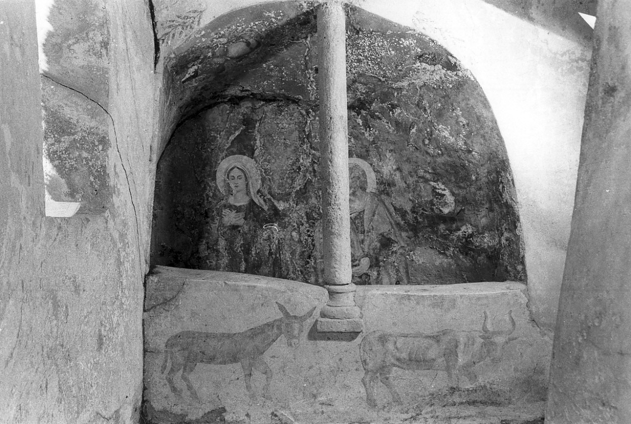 natività di Gesù (dipinto, opera isolata) - ambito calabrese (seconda metà sec. XVIII)