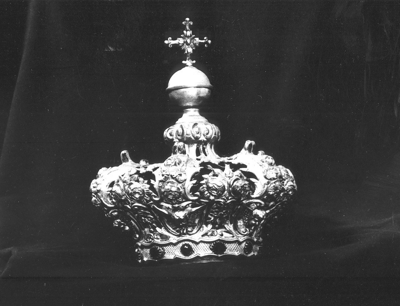 corona da statua, opera isolata - bottega napoletana (?) (fine sec. XIX)