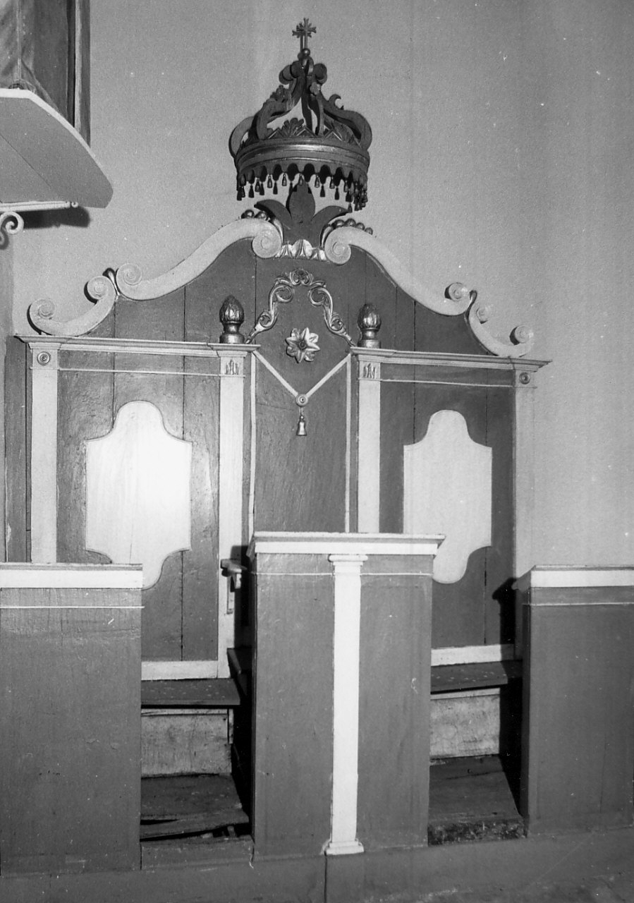 seggio, opera isolata - bottega calabrese (metà sec. XIX)