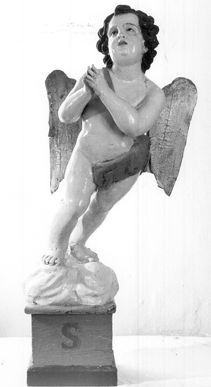 angelo (statua, opera isolata) - bottega Italia meridionale (prima metà sec. XIX)