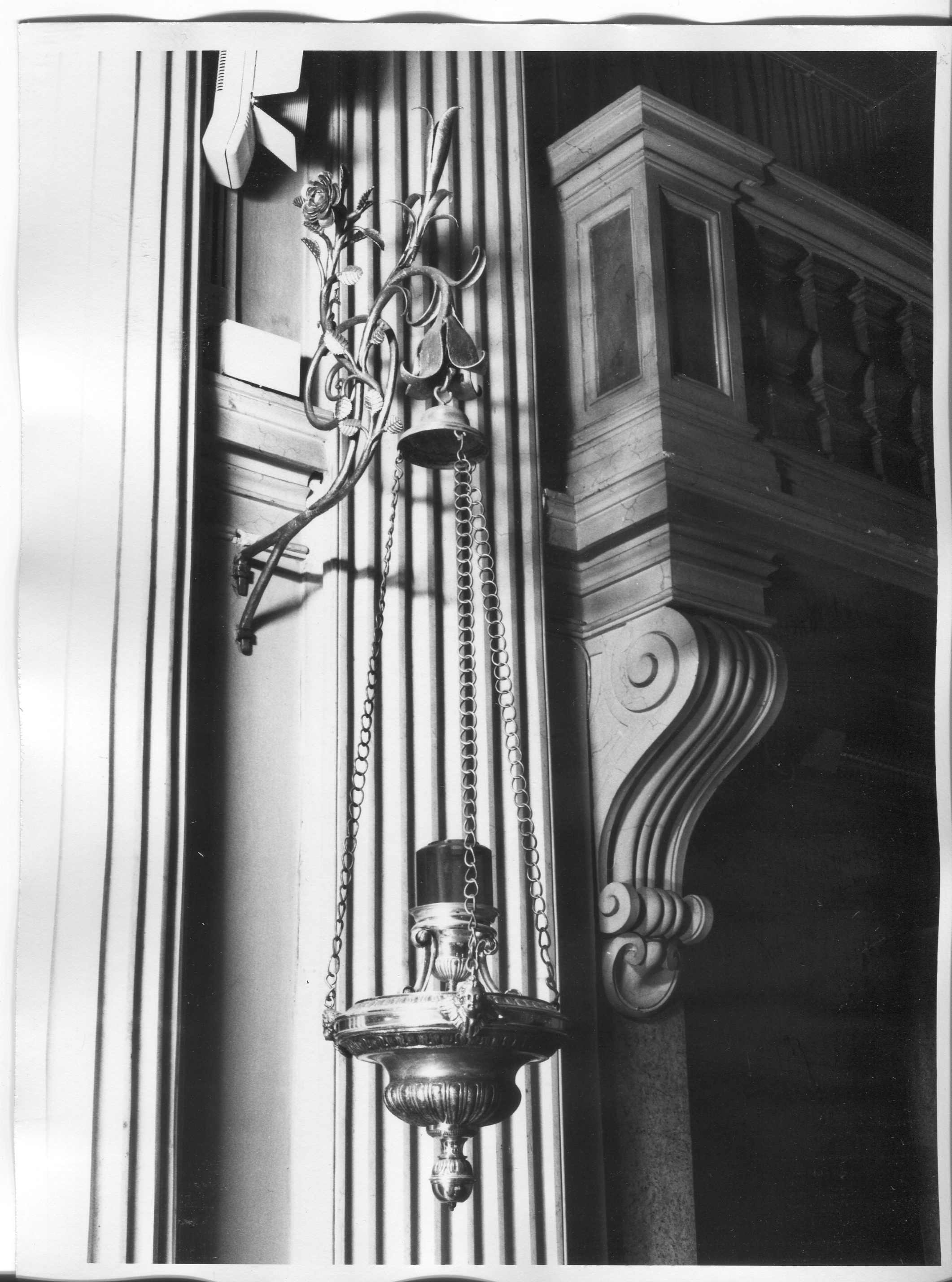 lampada pensile, serie - manifattura lombarda (primo quarto sec. XIX)