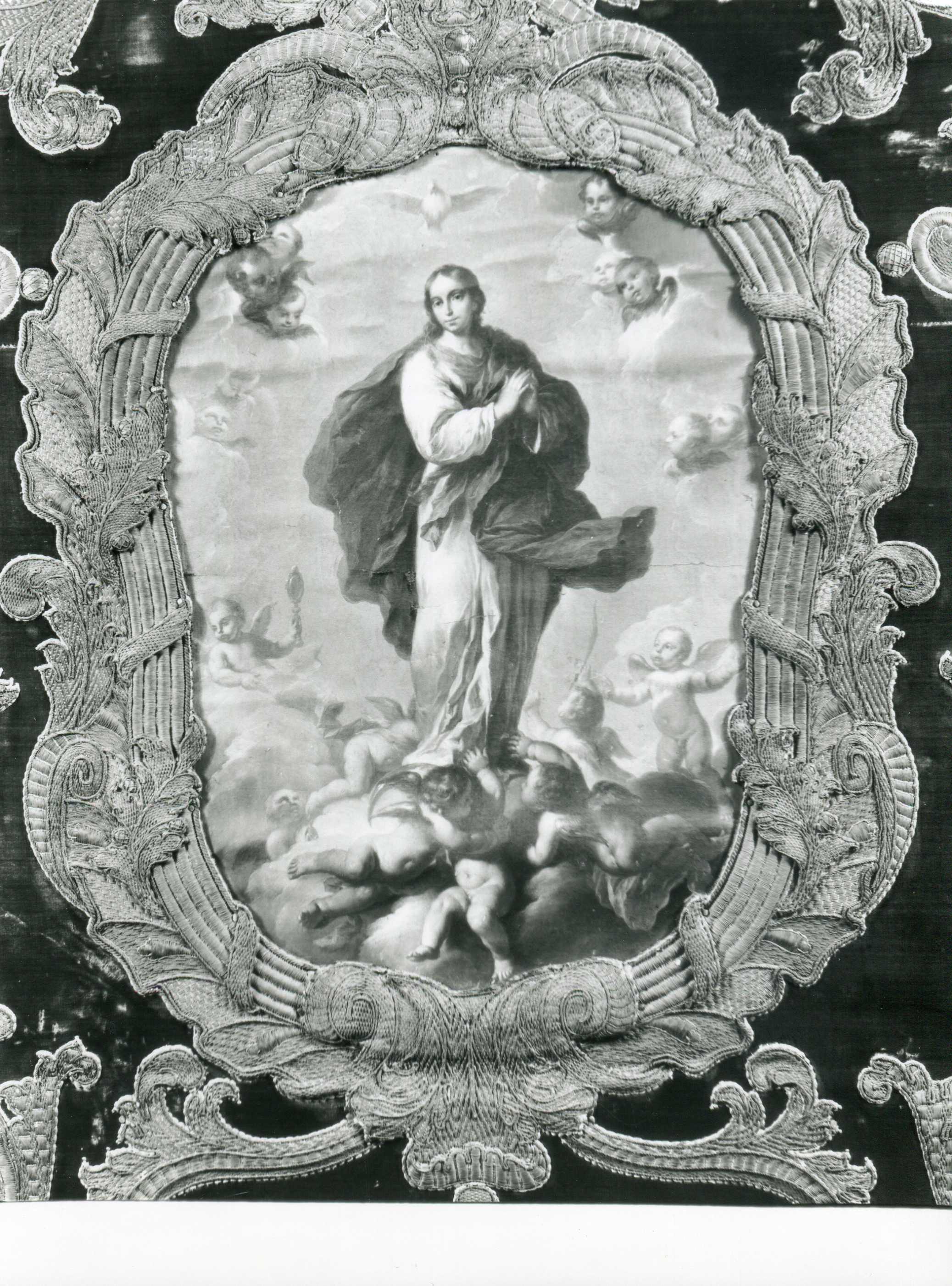 Madonna Immacolata (dipinto, opera isolata) - manifattura lombarda (sec. XVIII)