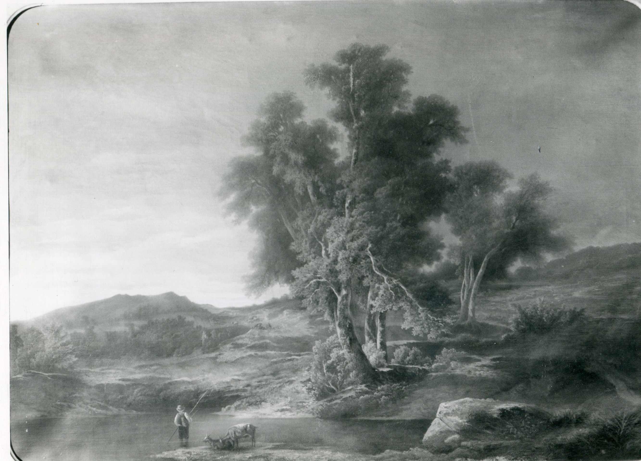 paesaggio (dipinto, opera isolata) - ambito italiano (prima metà sec. XIX)