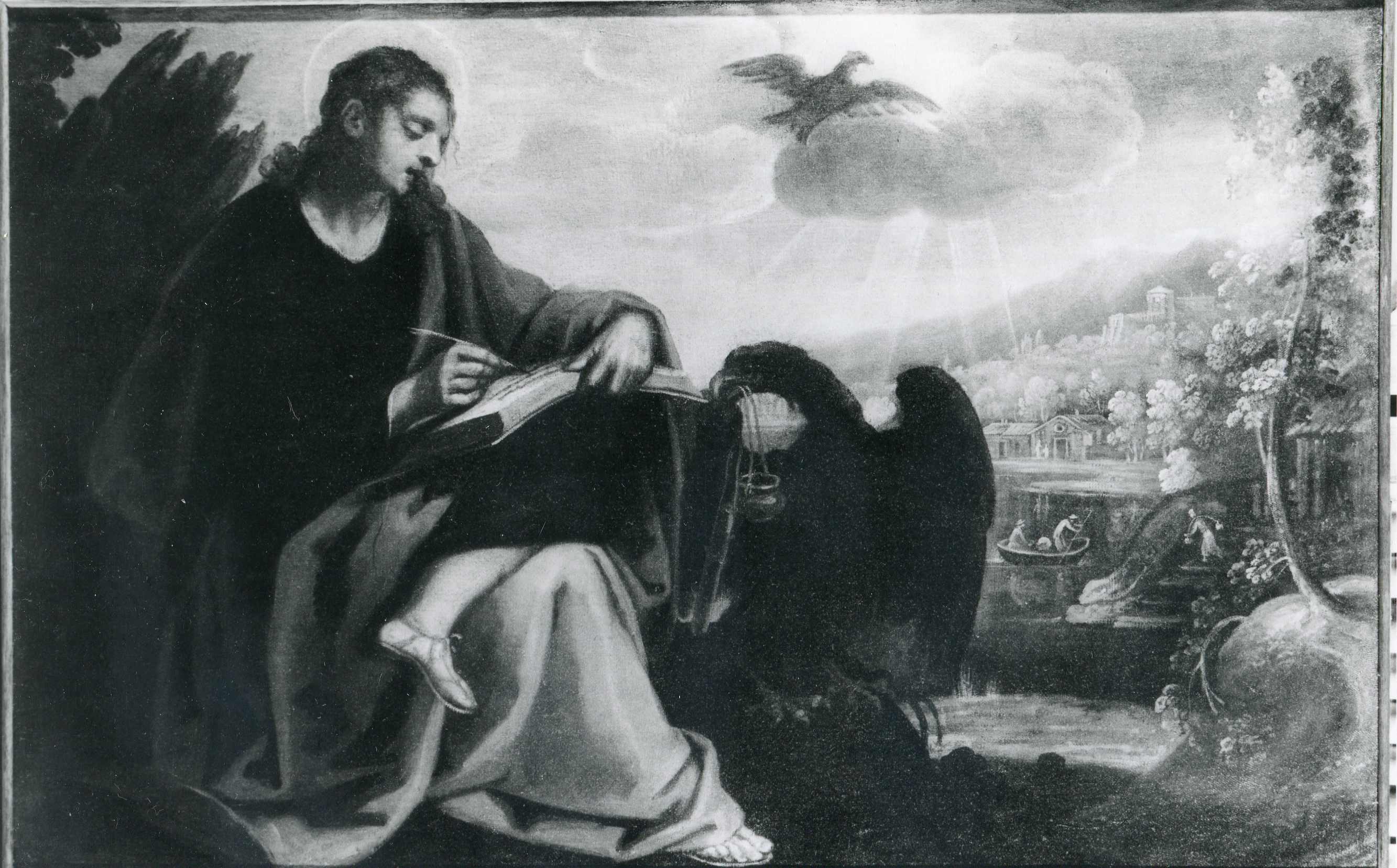 San Giovanni Evangelista (dipinto, opera isolata) - ambito italiano (sec. XVII)