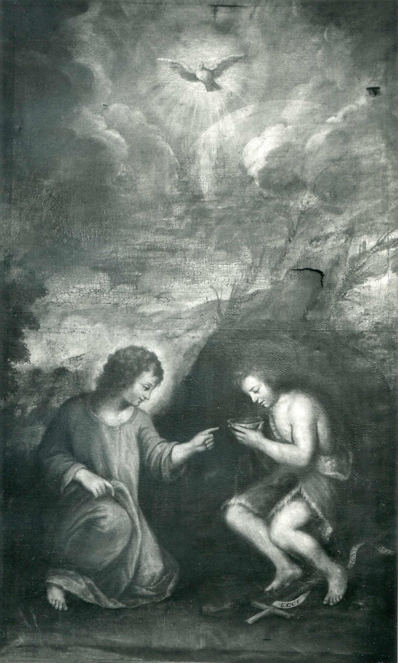 Gesù Bambino e San Giovannino (dipinto, opera isolata) - ambito italiano (sec. XVII)