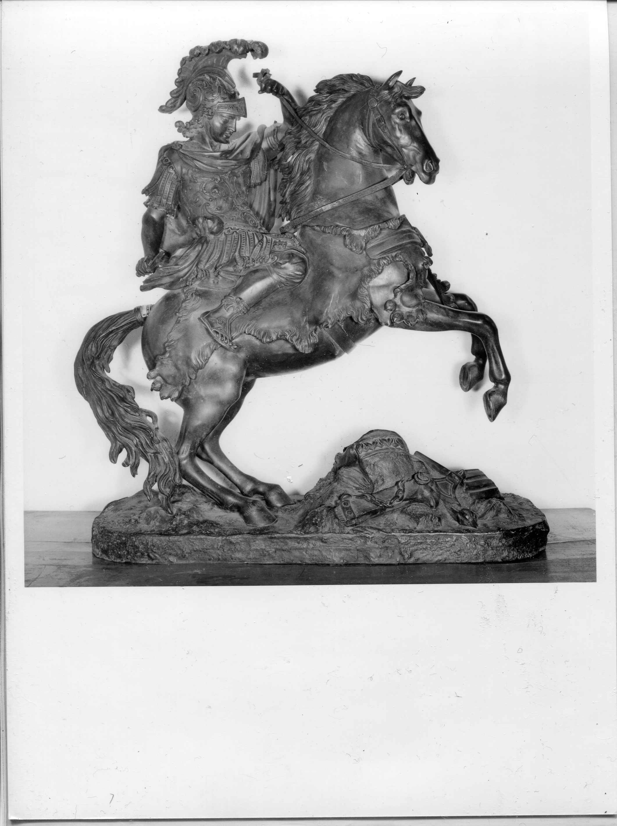 Alessandro Magno (?) (statua equestre, opera isolata) - manifattura lombarda (sec. XVII)