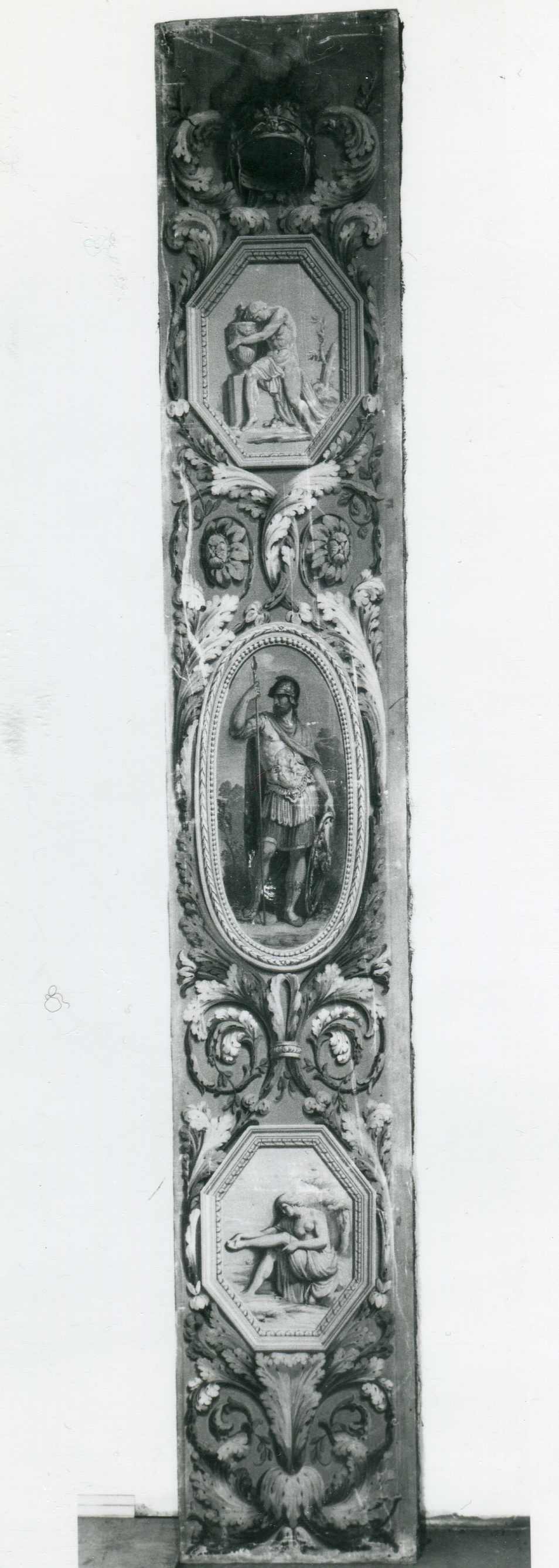 figure allegoriche/ motivi decorativi (dipinto, elemento d'insieme) di Appiani Andrea, Levati Giuseppe (sec. XVIII)