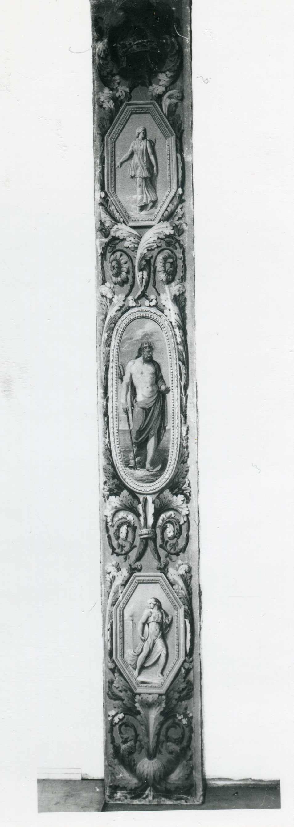figure allegoriche/ motivi decorativi (dipinto, elemento d'insieme) di Appiani Andrea, Levati Giuseppe (sec. XVIII)