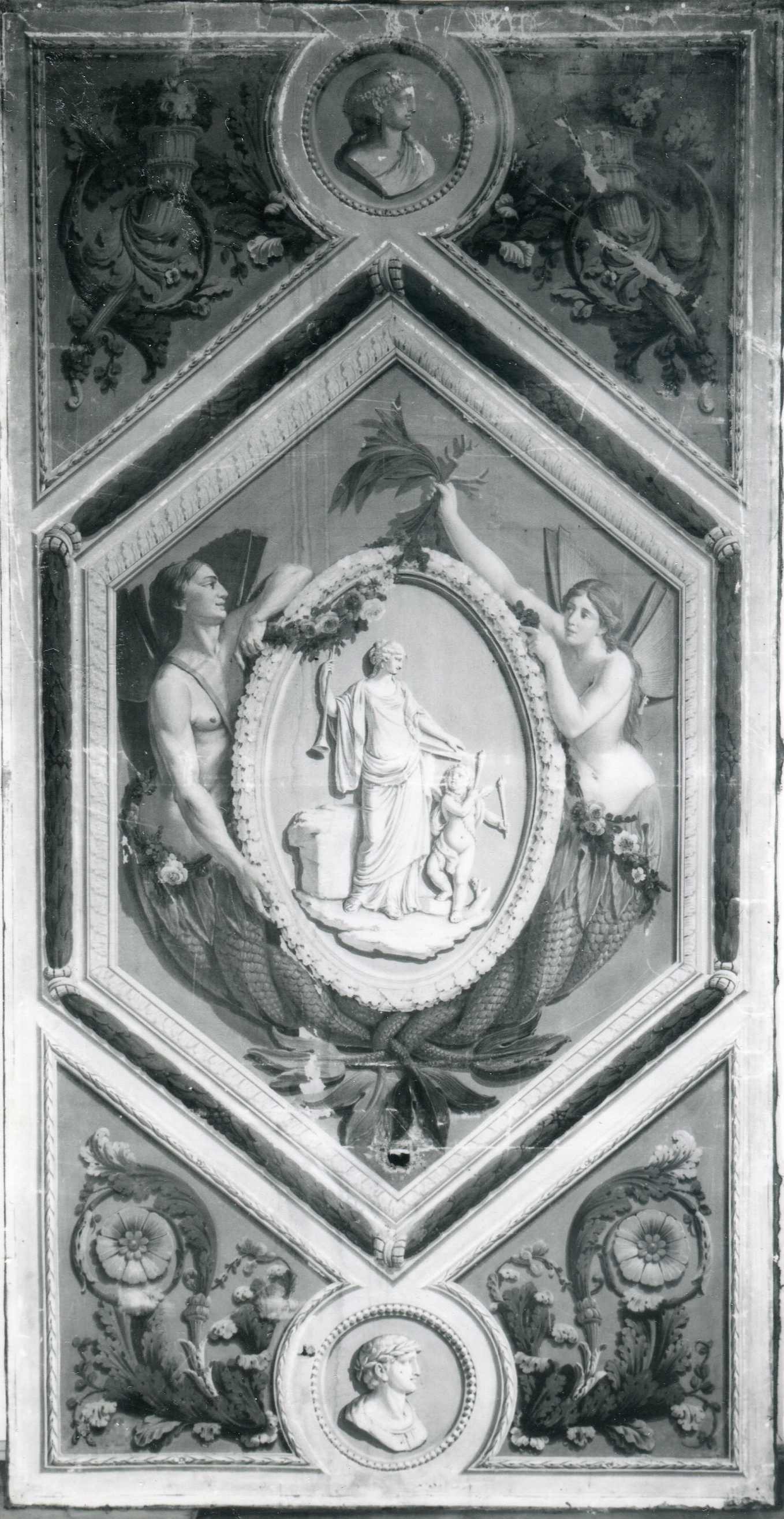figura allegorica/ motivi decorativi (dipinto, elemento d'insieme) di Appiani Andrea, Levati Giuseppe (sec. XVIII)