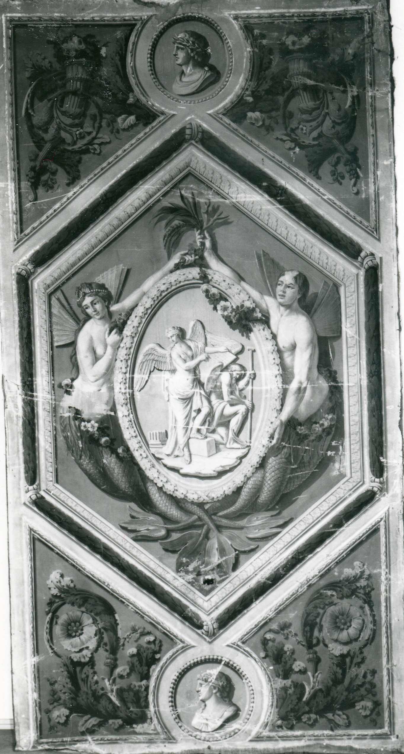 figura allegorica/ motivi decorativi (dipinto, elemento d'insieme) di Appiani Andrea, Levati Giuseppe (sec. XVIII)