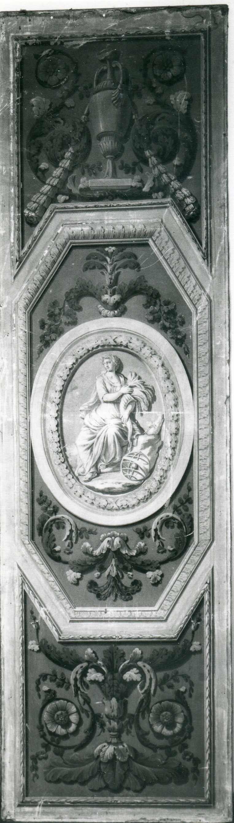 figura mitologica "Cerere"/ motivi decorativi (dipinto, elemento d'insieme) di Appiani Andrea, Levati Giuseppe (sec. XVIII)