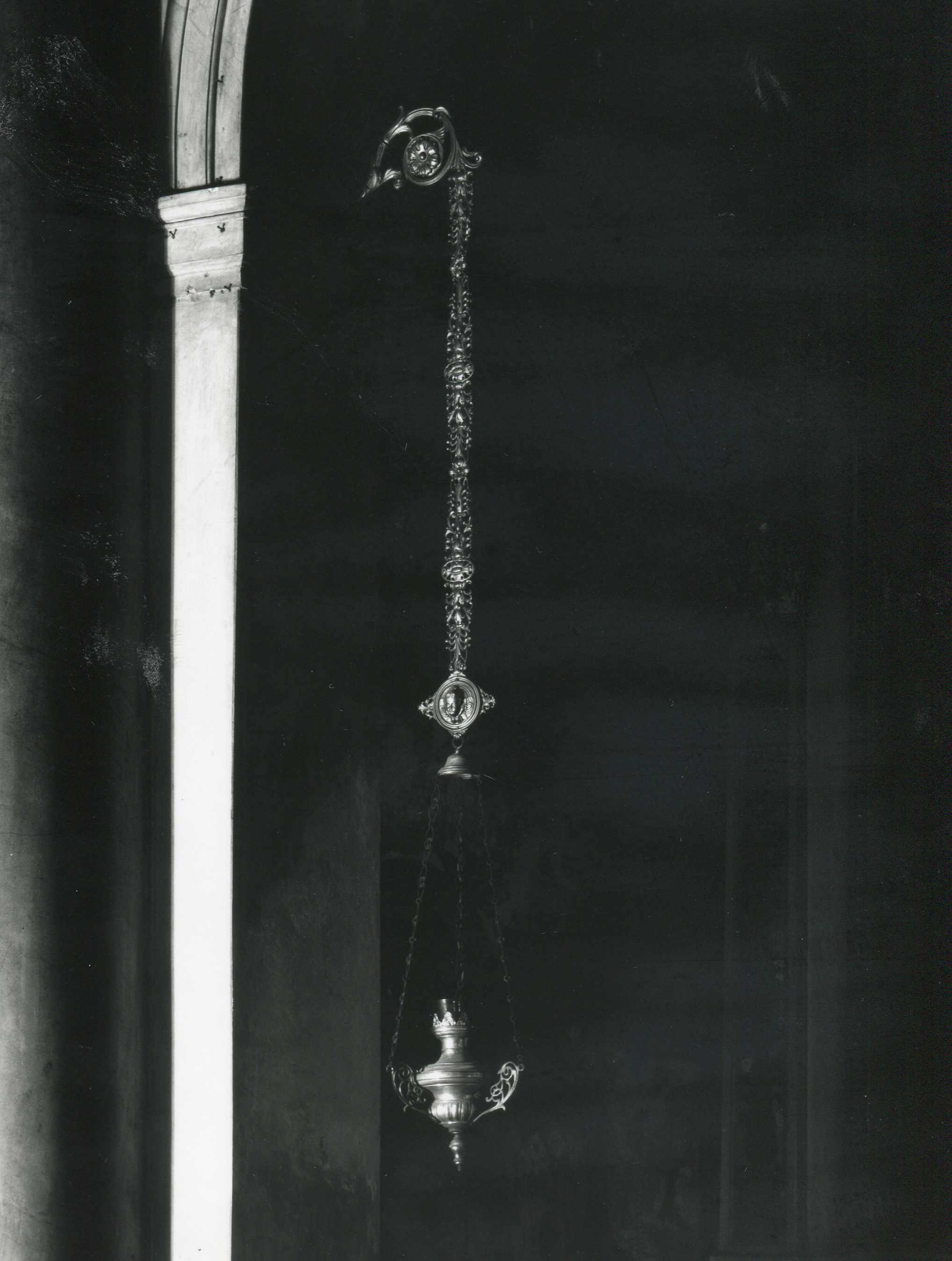 lampada pensile, serie - manifattura lombarda (sec. XIX)