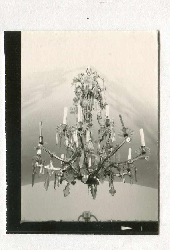 lampadario, opera isolata - manifattura lombarda (ultimo quarto sec. XIX)
