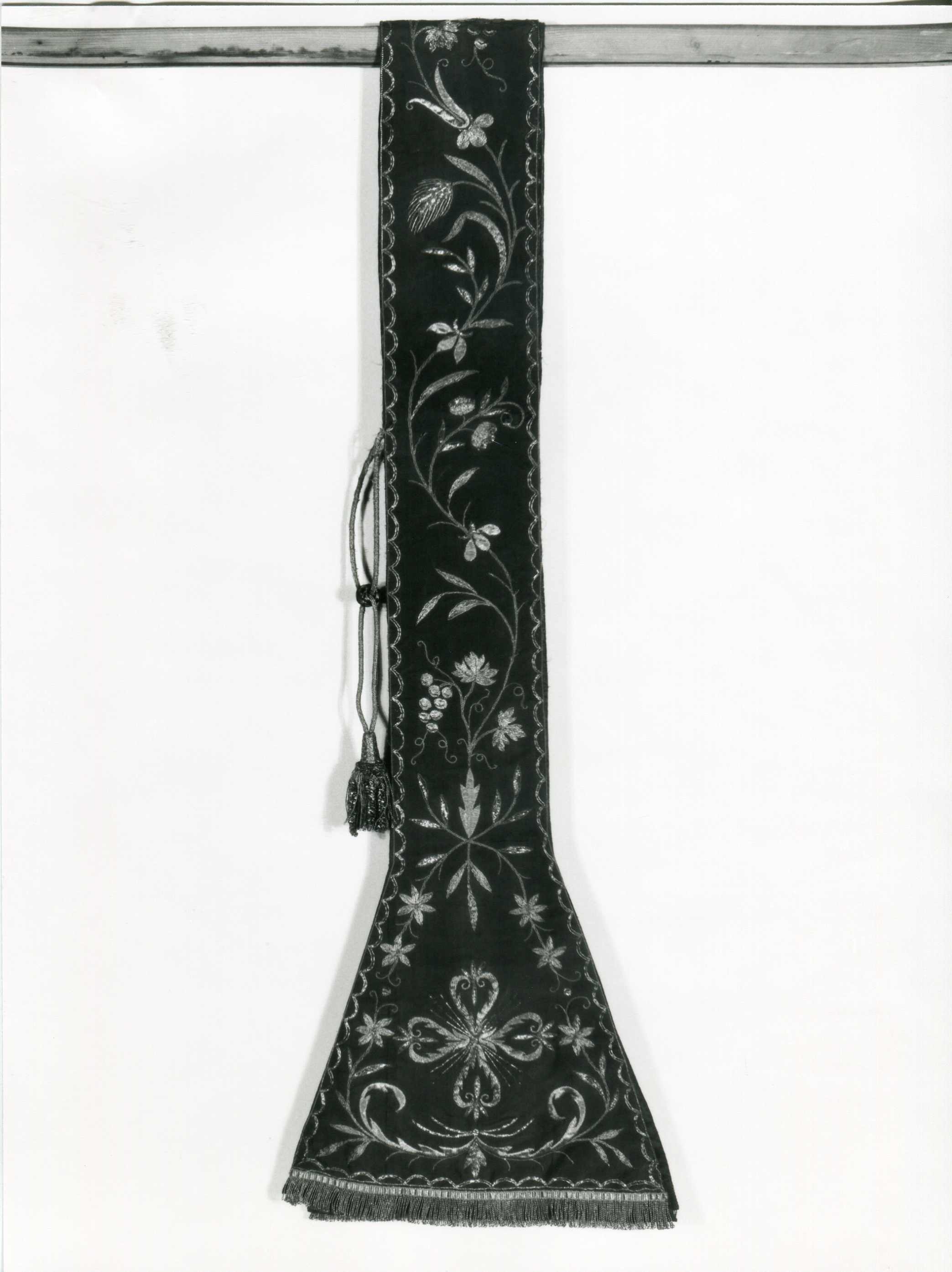 stola, opera isolata - manifattura lombarda (fine/ inizio secc. XVIII/ XIX)