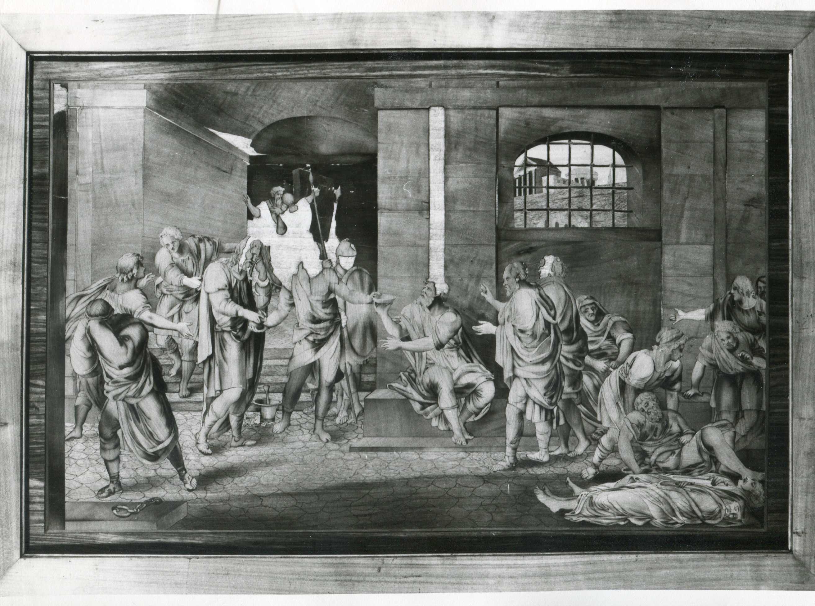 pannello decorativo, opera isolata - ambito lombardo (primo quarto sec. XIX)