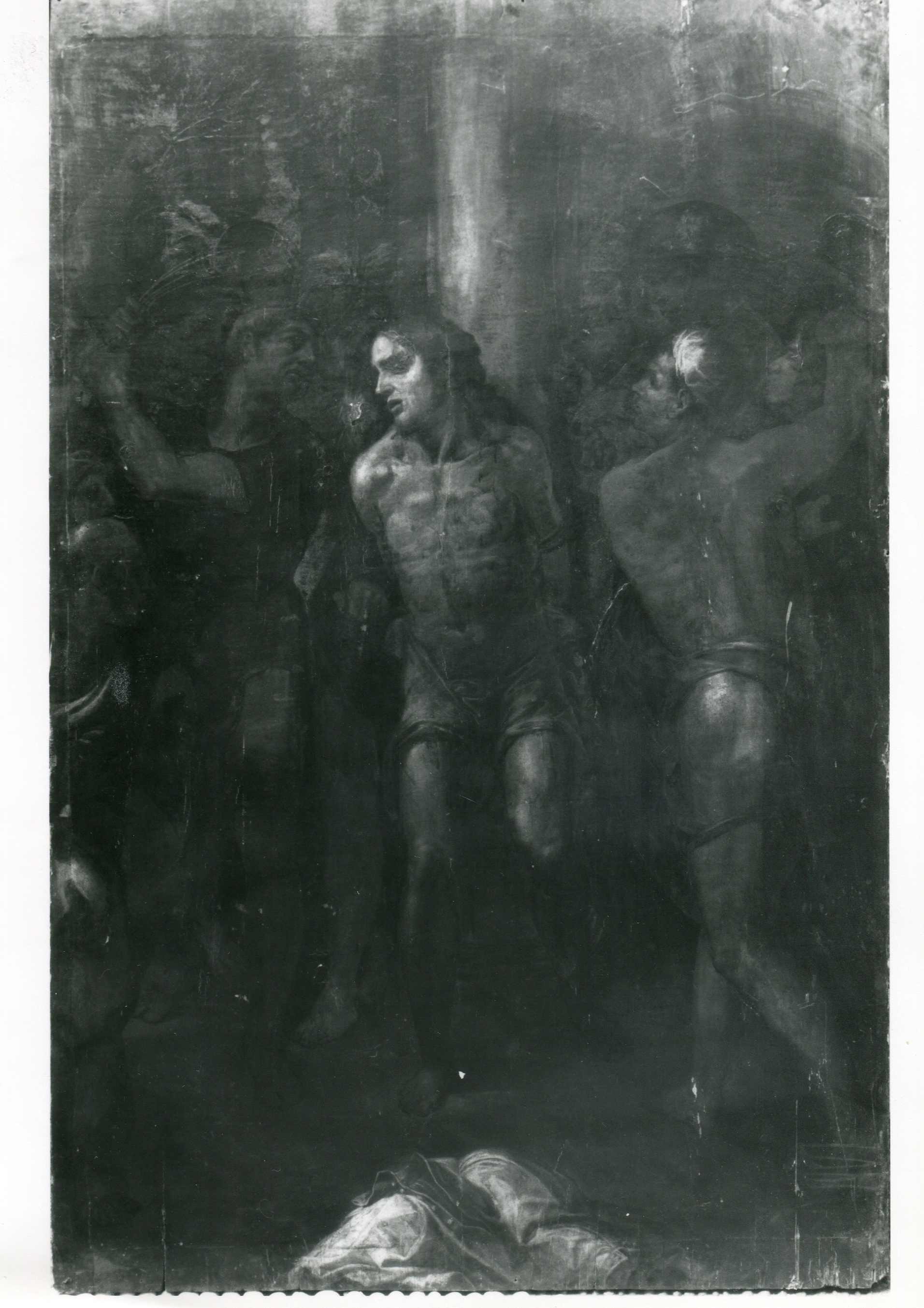 Cristo alla colonna (dipinto, opera isolata) - ambito italiano (sec. XVII)