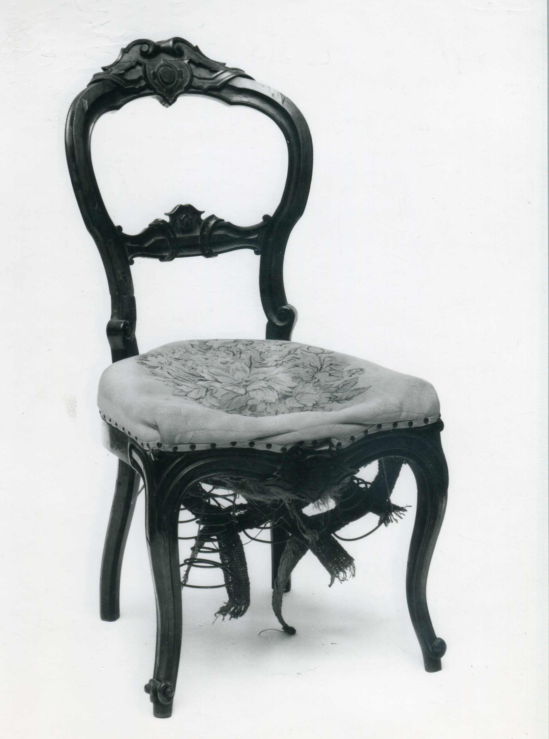 sedia, opera isolata - manifattura italiana (seconda metà sec. XVIII)