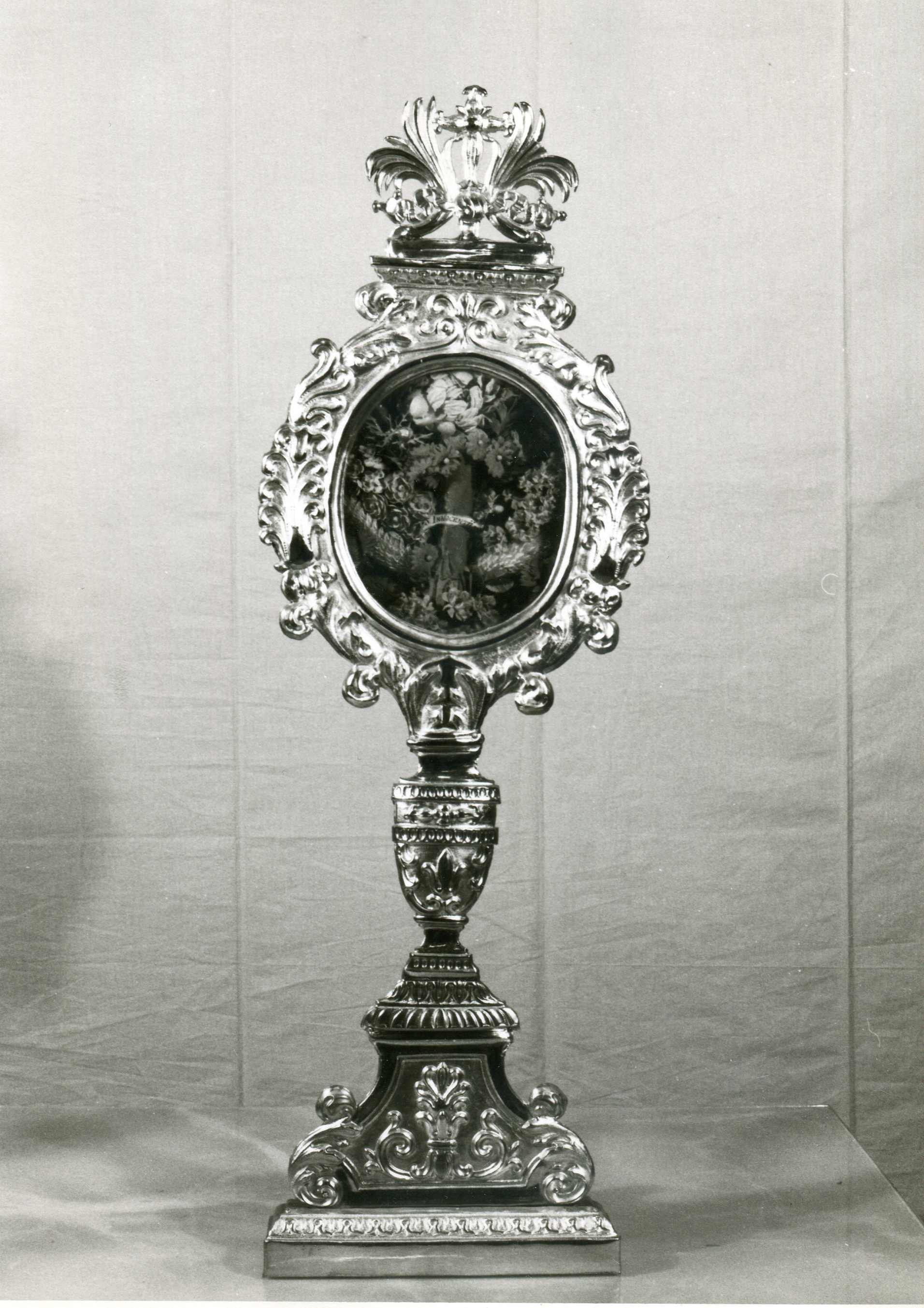 reliquiario-ostensorio, serie - manifattura lombarda (ultimo quarto sec. XVIII)