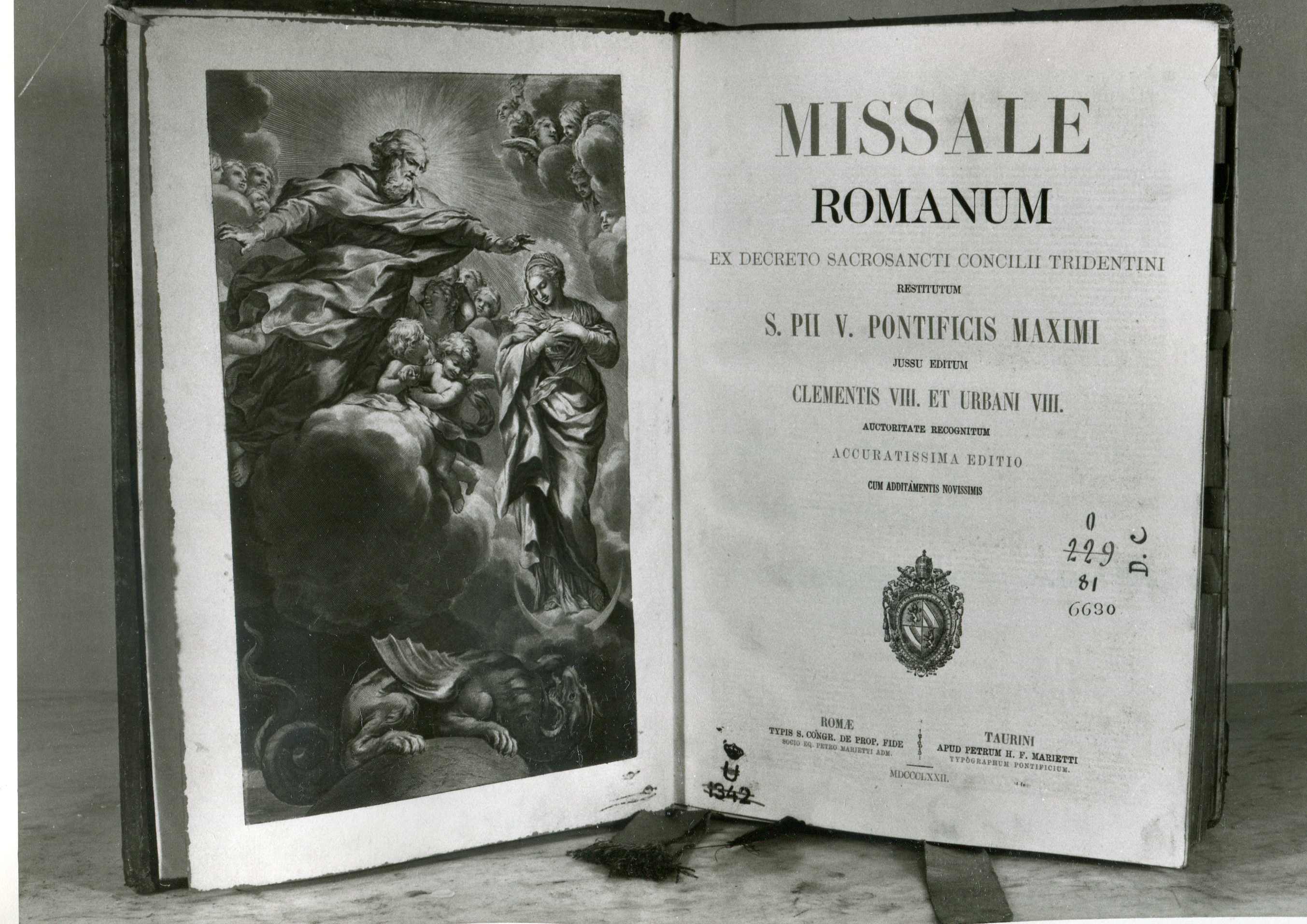 L'Immacolata, sacro (stampa) - manifattura romana, manifattura torinese (sec. XIX)