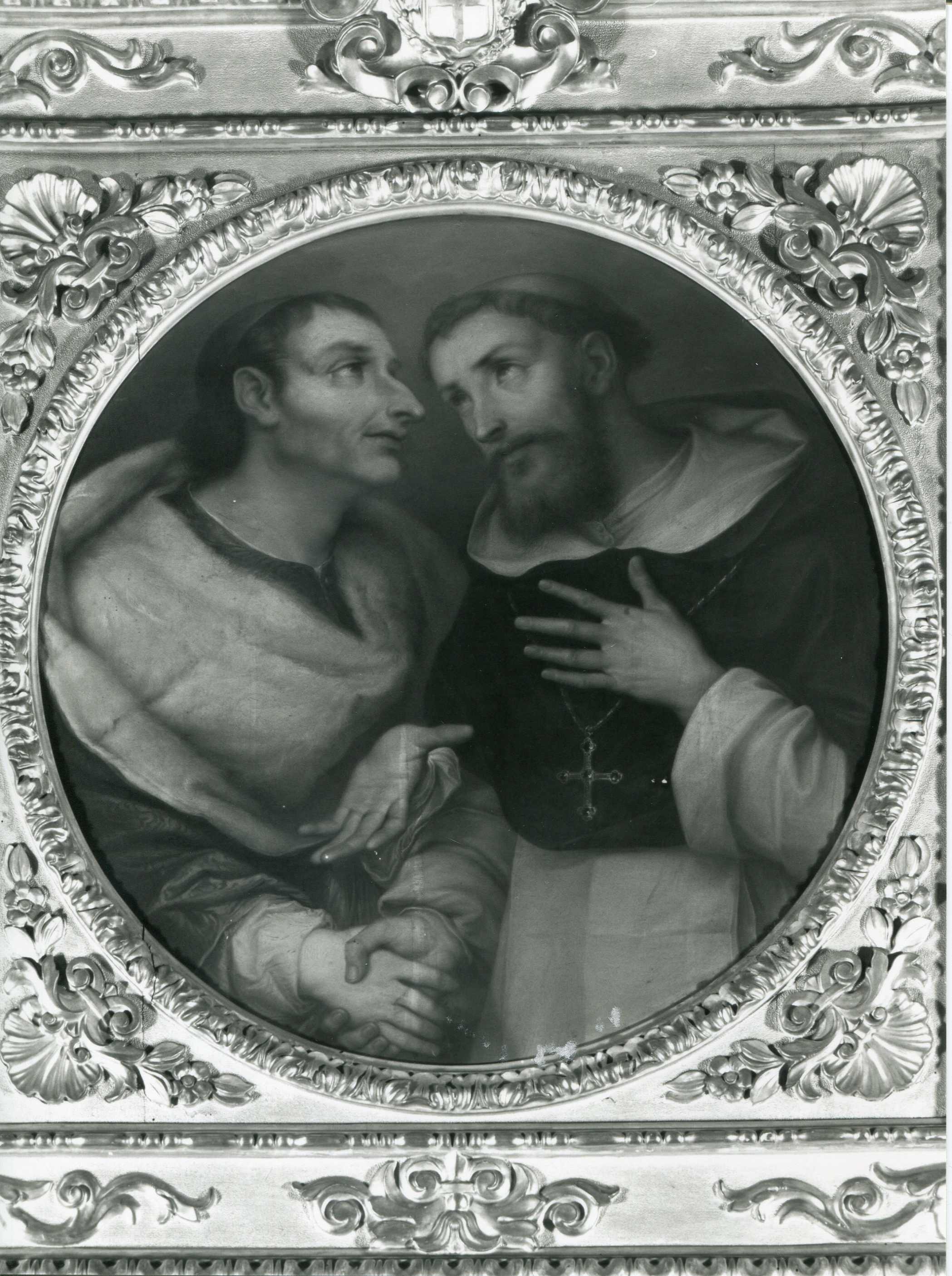San Carlo Borromeo e san Filippo Neri (dipinto, opera isolata) - ambito lombardo (sec. XVIII)