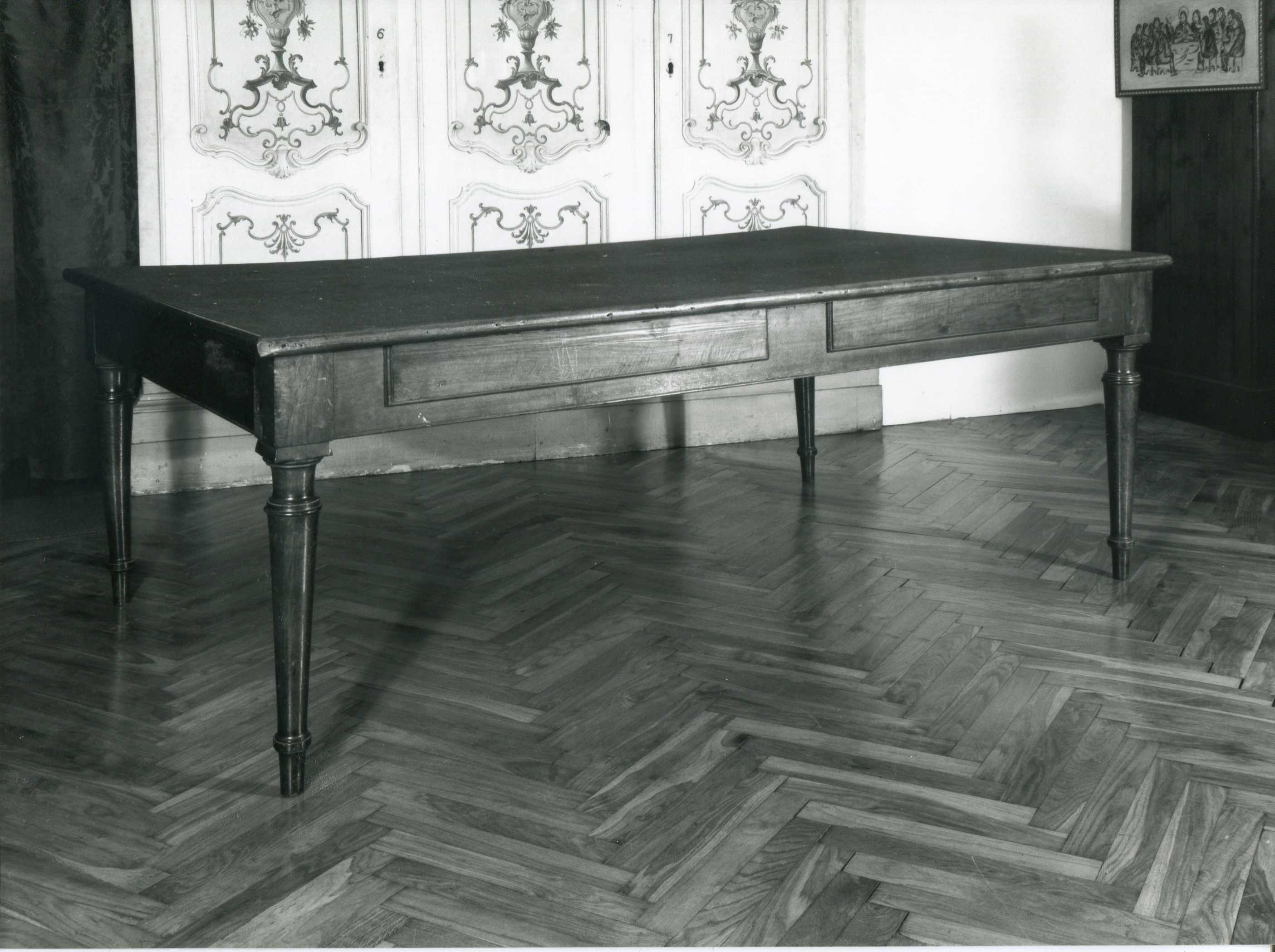 tavolo, opera isolata - manifattura lombarda (primo quarto sec. XX)