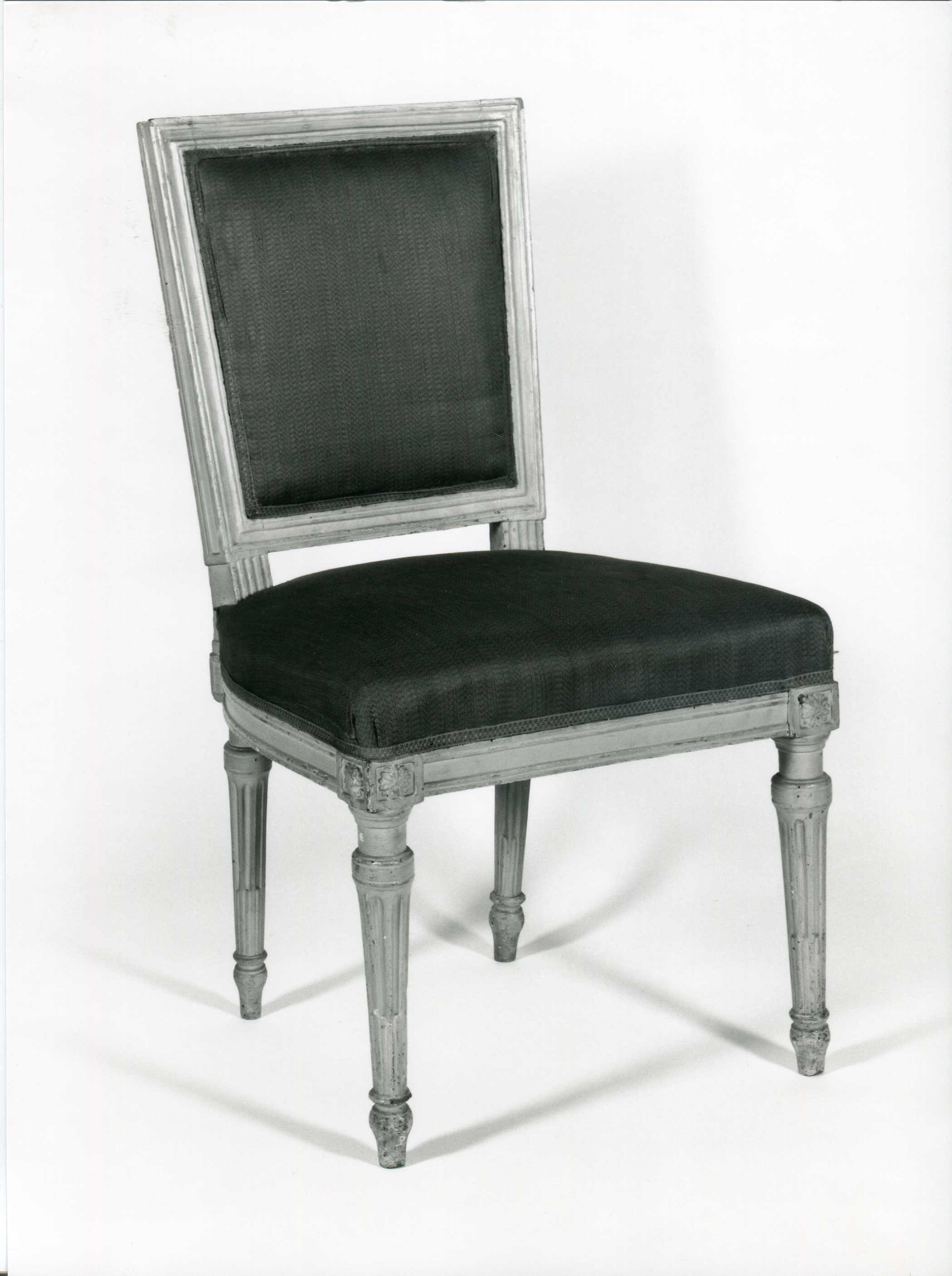 sedia, serie - manifattura lombarda (ultimo quarto sec. XVIII)