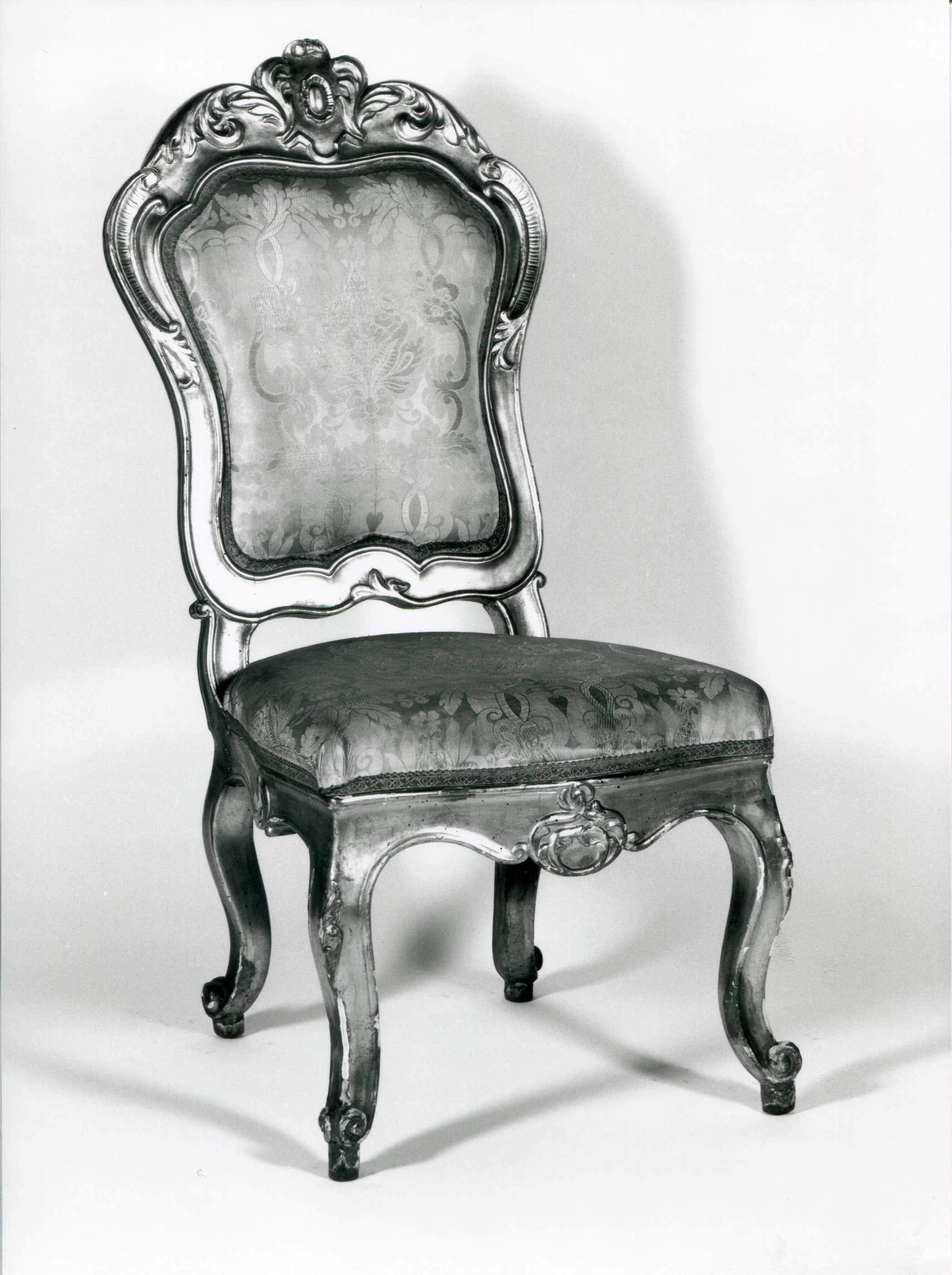 poltroncina, serie - manifattura lombarda (metà sec. XVIII)