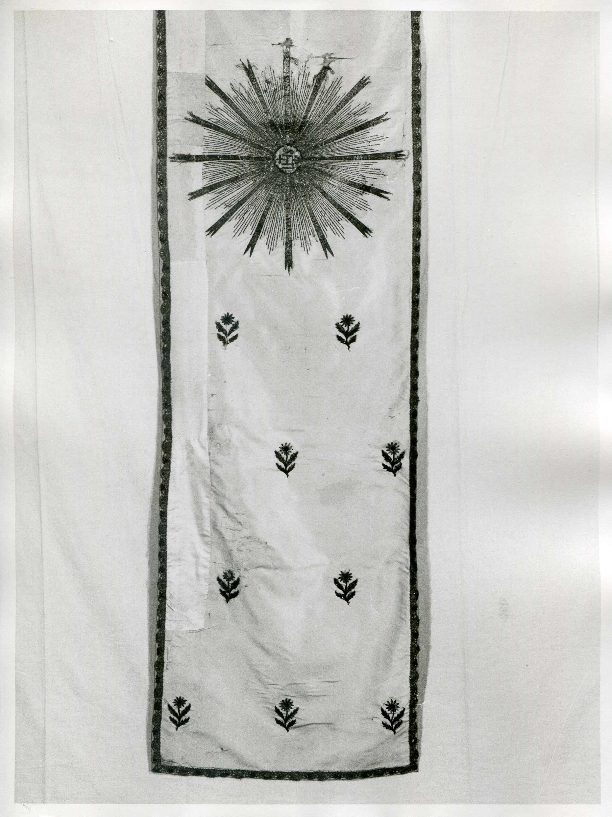 velo, opera isolata - manifattura lombarda (seconda metà sec. XIX)