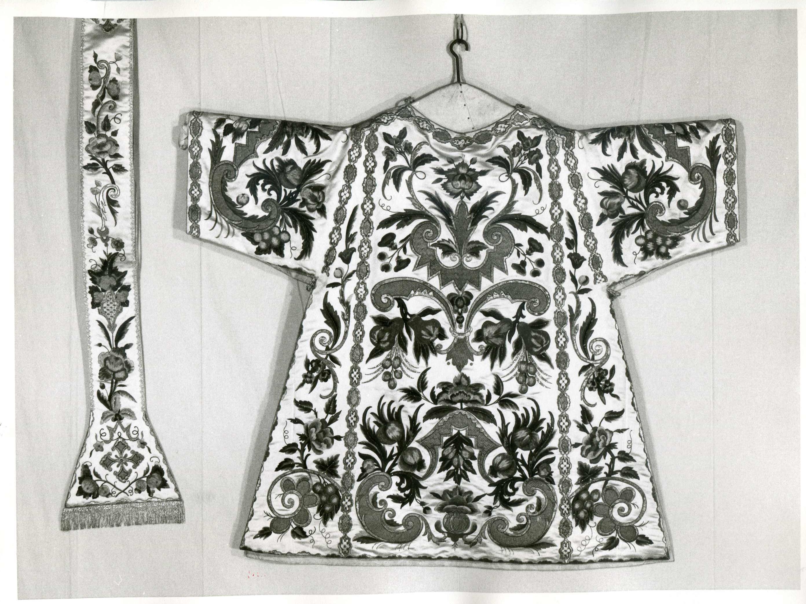 stola, opera isolata - manifattura lombarda (ultimo quarto sec. XVIII)