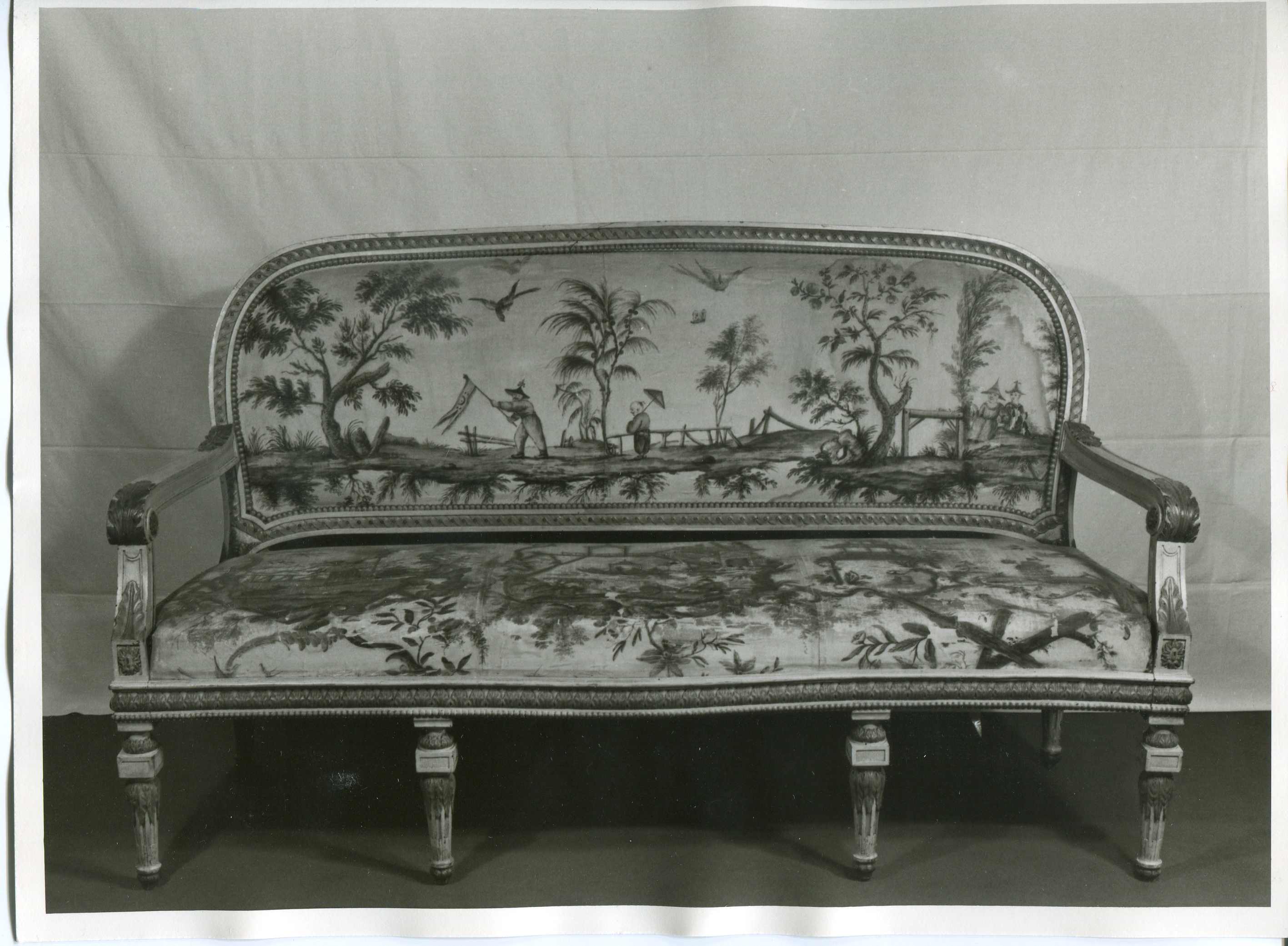 Chinoiserie (divano, serie) - manifattura lombarda (ultimo quarto sec. XIX)