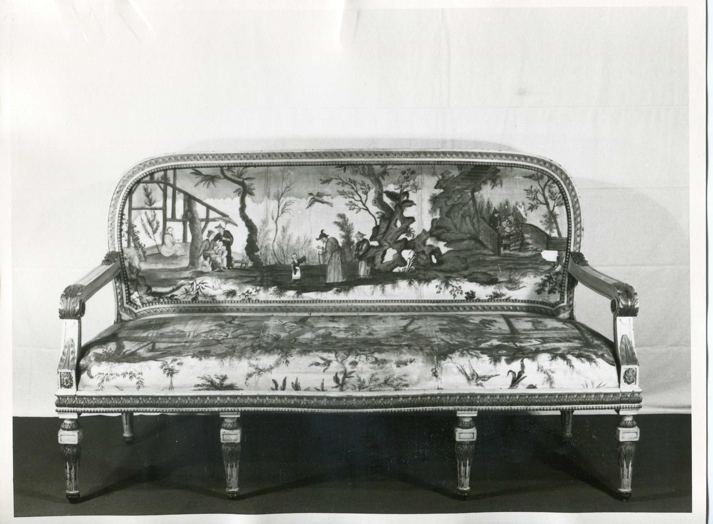 Chinoiserie (divano, serie) - manifattura lombarda (ultimo quarto sec. XIX)