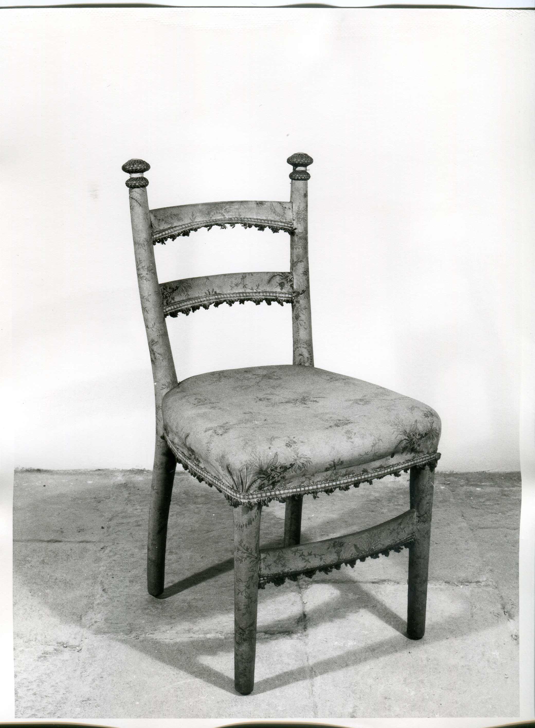 sedia, serie - manifattura lombarda (seconda metà sec. XIX)