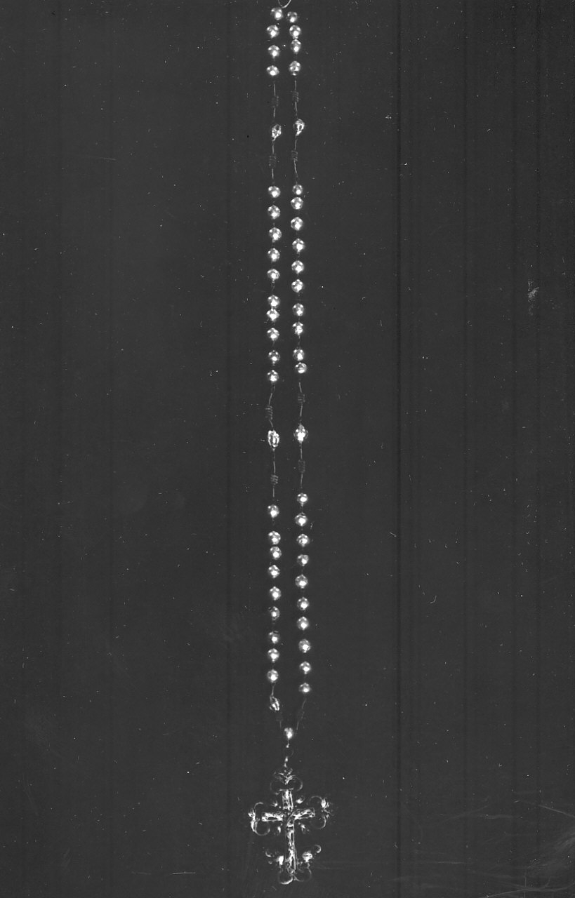 corona del rosario, opera isolata - bottega napoletana (seconda metà sec. XIX)