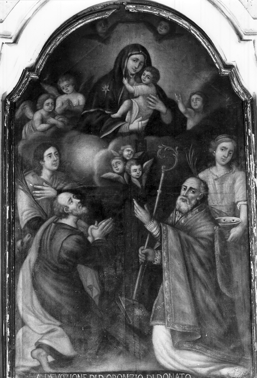 Madonna del Carmelo e santi (dipinto) - ambito calabrese (fine sec. XVIII)