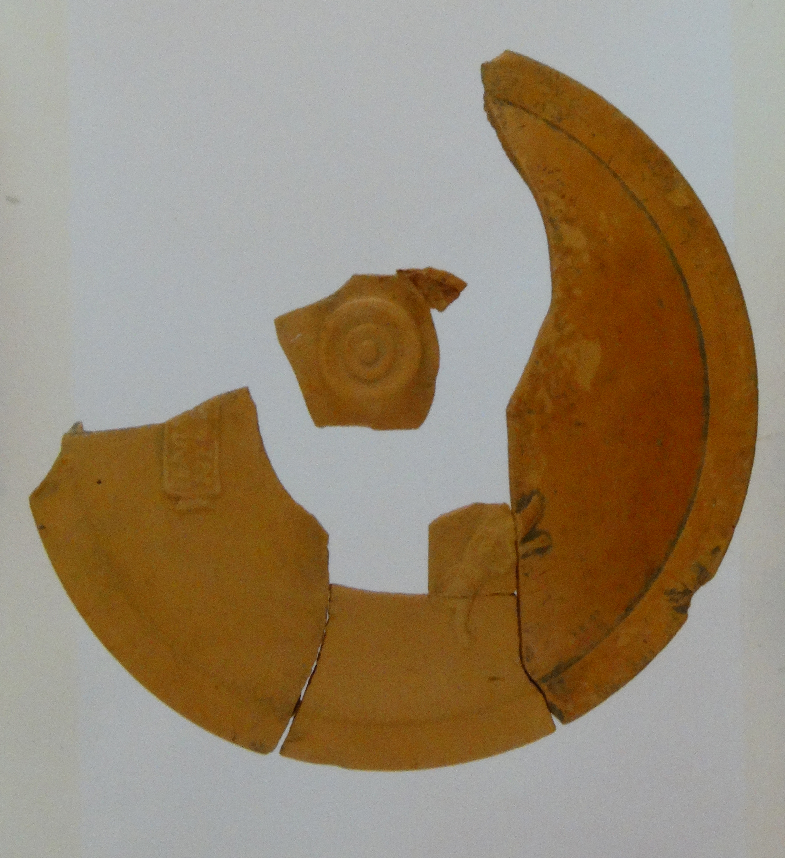 Coperchio/ frammento - produzione africana, produzione africana (sec. III d.C)